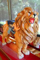 Lion carousel figure by E. Joy Morris Co. of Philadelphia at Heritage Plantation. Sandwich, MA.