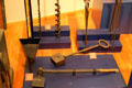 USS Constitution ship working tools at Park Service Visitor Center. Boston, MA.