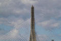 Bunker Hill Bridge designed to honor Bunker Hill Monument & rigging of USS Constitution. Boston, MA.