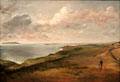 Weymouth Bay from Downs above Osmington Mills painting by John Constable at Museum of Fine Arts. Boston, MA.