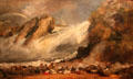 Fall of the Rhine at Schaffhausen painting by Joseph Mallord William Turner at Museum of Fine Arts. Boston, MA.