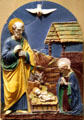 Nativity terra-cotta by Benedetto Buglioni at Museum of Fine Arts. Boston, MA.