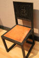 Austrian Art Nouveau chair by Josef Hoffmann made by Wiener Werkstätte at Museum of Fine Arts. Boston, MA.