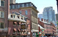 Heritage buildings along Union St. Boston, MA.