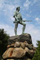 Minuteman statue by Henry H. Kitson on Lexington Battle Green. Lexington, MA.