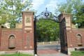 Samuel Johnston Gate at Harvard. Cambridge, MA.