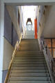 Staircase of Arthur M. Sackler building of Harvard Art Museums. Cambridge, MA.