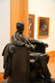 Bronze model of Abraham Lincoln for Lincoln Memorial by Daniel Chester French at Harvard Art Museums. Cambridge, MA.