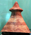 Northwest coast conical native hat at Peabody Museum. Cambridge, MA.