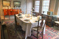 Dining room at House of Seven Gables. Salem, MA.