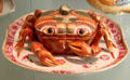 Chinese export crab tureen at Peabody Essex Museum. Salem, MA