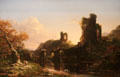 Italian Autumn painting by Thomas Cole at Museum of Fine Arts. Boston, MA.