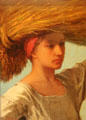 The Gleaner painting by William Morris Hunt at Museum of Fine Arts. Boston, MA.