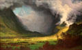 Storm in the Mountains by Albert Bierstadt at Museum of Fine Arts. Boston, MA.