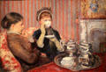 The Tea by Mary Cassatt at Museum of Fine Arts. Boston, MA.