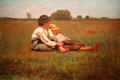 Boys in a Pasture painting by Winslow Homer at Museum of Fine Arts. Boston, MA.