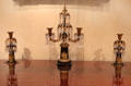 Girandole & candlesticks attrib. Messenger & Phipson of New York City at Museum of Fine Arts. Boston, MA.