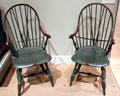 Windsor armchairs attrib. Henry Bacon of Providence, RI at Museum of Fine Arts. Boston, MA.