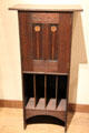 Music cabinet attrib. to Harvey Ellis of Gustav Stickley & Craftsman Workshop of NY at Museum of Fine Arts. Boston, MA.