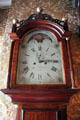 Tall case clock by Aaron Willard of Boston at Gibson House Museum. Boston, MA.