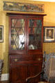 Bookcase & cabinet at Nichols House Museum. Boston, MA.