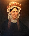 Portrait of Mrs. Timothy Nichols III grandparent of Dr. Nichols at Nichols House Museum. Boston, MA.