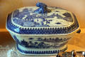Thoreau family Chinese export porcelain covered tureen at Concord Museum. Concord, MA.