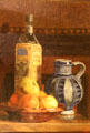 Still life painting with Germanic pitcher by May Alcott at Orchard House. Concord, MA.