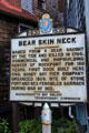 Bear Skin Neck sign. Rockport, MA.