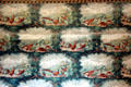 Pheasant room wallpaper at Rev. John Hale House. Beverly, MA.