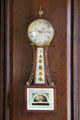 Banjo clock by Willard in drawing room at Jeremiah Lee Mansion. Marblehead, MA.