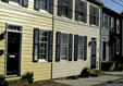 Wooden colonial houses on East St. Annapolis, MD.