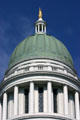 Dome of State Capitol replaced Bullfinch's original in 1911. Augusta, ME.