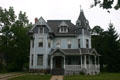 Queen Anne house with diagonal corner. Coldwater, MI.