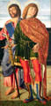 St Matthew & St Sebastian tempura painting by Cristoforo Caselli at Detroit Institute of Arts. Detroit, MI.