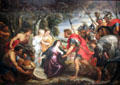 Meeting of David & Abigail painting by Peter Paul Rubens at Detroit Institute of Arts. Detroit, MI.