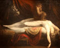 The Nightmare painting by Henry Fuseli at Detroit Institute of Arts. Detroit, MI.