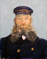 Portrait of Postman Roulin by Vincent van Gogh at Detroit Institute of Arts. Detroit, MI.