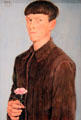 Self portrait by Otto Dix at Detroit Institute of Arts. Detroit, MI.