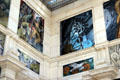 Southwest corner scenes of Detroit Industry Murals by Diego Rivera at Detroit Institute of Arts. Detroit, MI.