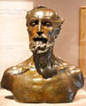 Bust of Aimé-Jules Dalou by Auguste Rodin of France at Detroit Institute of Arts. Detroit, MI.