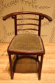 Side chair by Josef Hoffmann & made by J.&J. Kohn of Vienna, Austria at Detroit Institute of Arts. Detroit, MI.