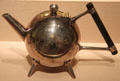 Silver teapot by Christopher Dresser of James Dixon & Sons, England at Detroit Institute of Arts. Detroit, MI