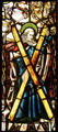 St Andrew stained glass windows from Germany at Detroit Institute of Arts. Detroit, MI.