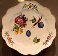 Porcelain plate in Brühlsche Allerlei pattern by Meissen Manuf., Germany at Detroit Institute of Arts. Detroit, MI.