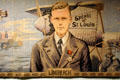 Tapestry of Charles Lindbergh & Spirit of St. Louis at Henry Ford Museum, Dearborn, MI