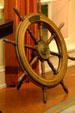 SS Mayaguez ships wheel presented to Ford in Gerald R. Ford Presidential Museum Oval Office replica. Grand Rapids, MI.