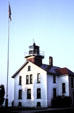 Grand Traverse Lighthouse on Manitou Shipping Passage of Lake Michigan. MI.