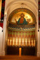 Mural apse of former chapel in Great Hall at St. John's University. Collegeville, MN.