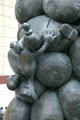 Whimsical "Rockman" sculptures by Tom Otterness at US Federal Courthouse. Minneapolis, MN.